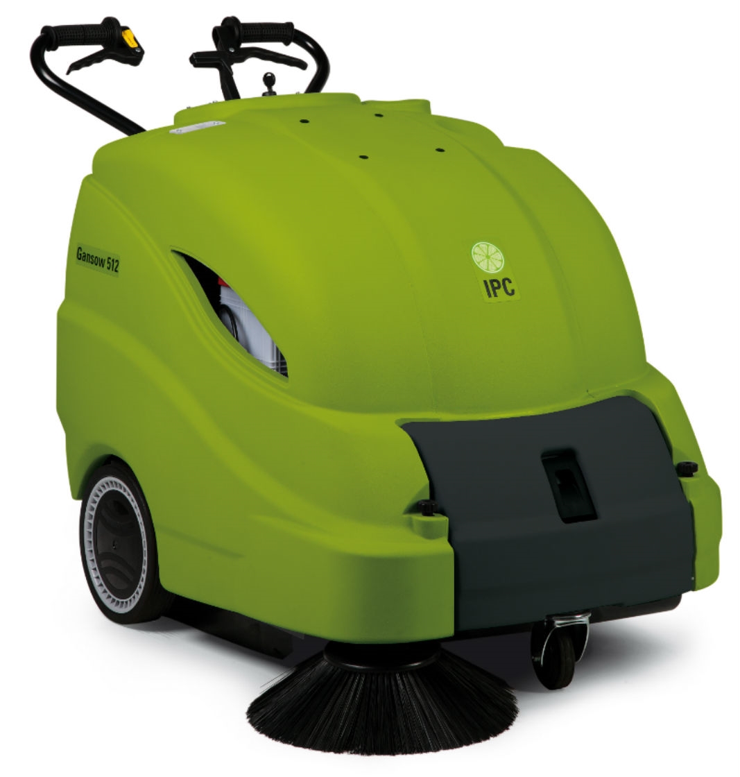 Alpha FME Introducing the IPC Gansow 512ET Pedestrian Sweeper